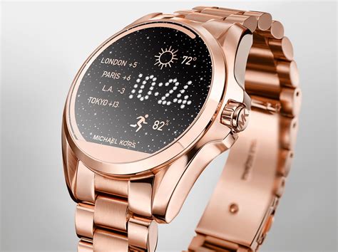 michael kors access ladies bradshaw smart watch rose gold|Michael Kors bradshaw smartwatch battery.